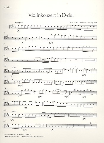 Konzert D-Dur op.1,4