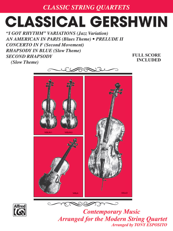 Classical Gershwin for string quartet