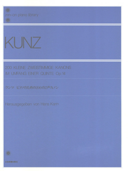 200 kleine zweistimmige Kanons im Umfang