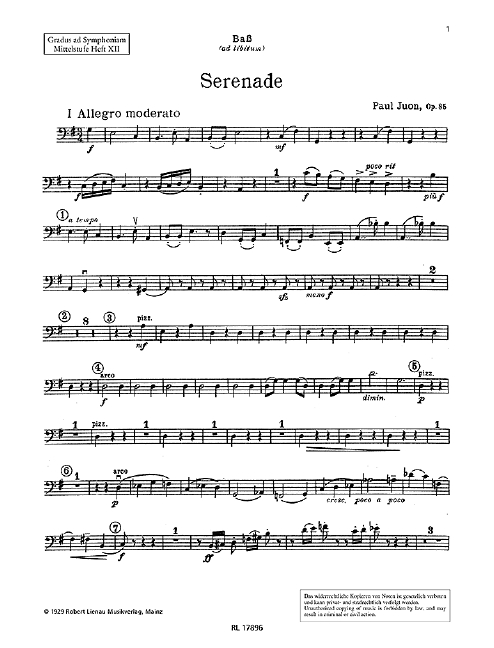 Serenade op.85