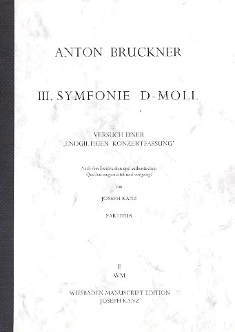 Sinfonie d-Moll Nr.3 für Orchester