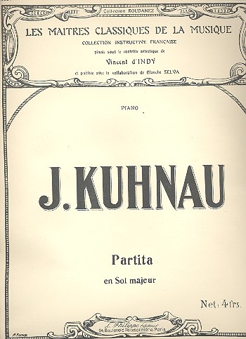 Partita G-Dur für Klavier