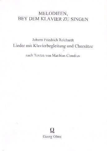 Lieder mit Klavierbegleitung und Chorsätze