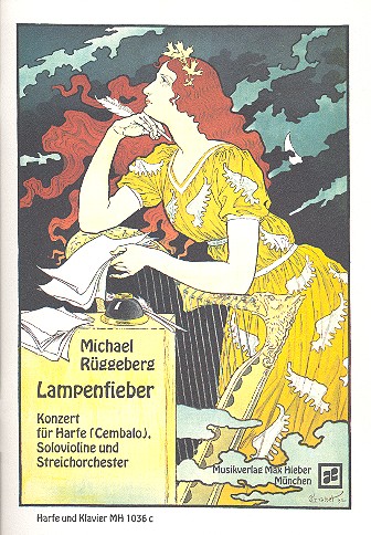 Lampenfieber für Harfe (Cembalo), Violine und Orchester