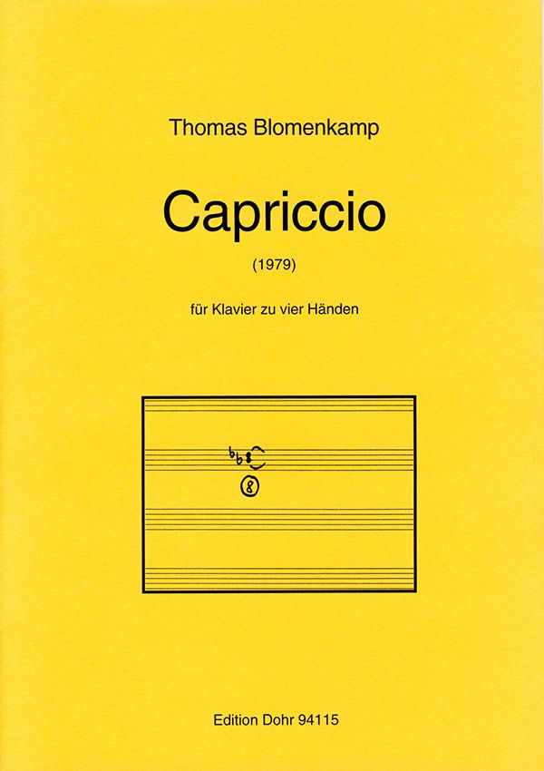 Capriccio für Klavier zu 4 Händen