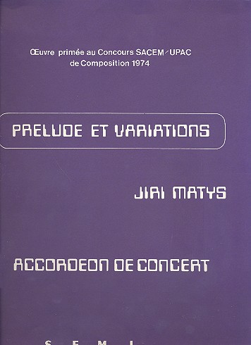 Prélude et variations