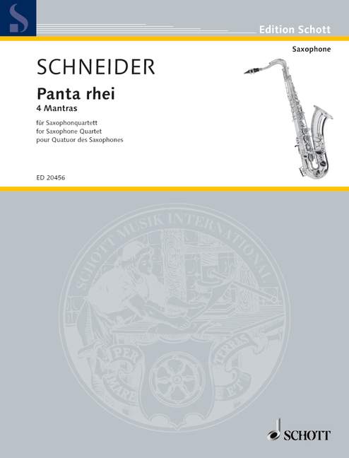 Panta rhei für 4 Saxophone (SATBar)