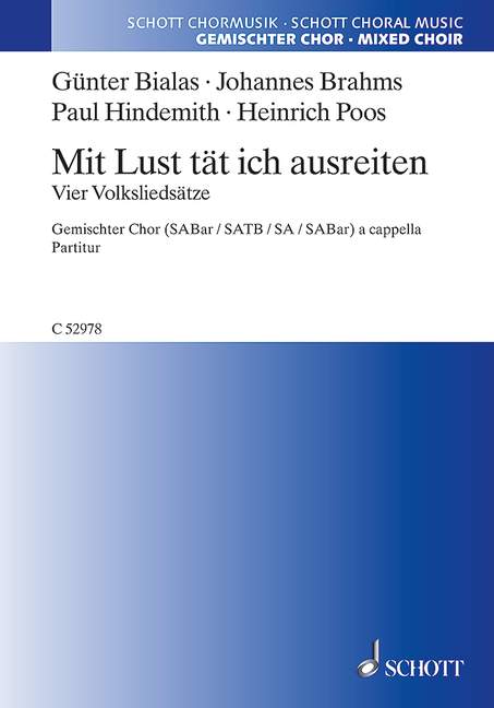 Bialas, Günter / Brahms, Johannes / Hindemith, Paul / Poos, Heinrich: