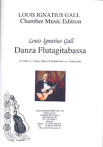 Danza Flutagitabassa for flute (violin),