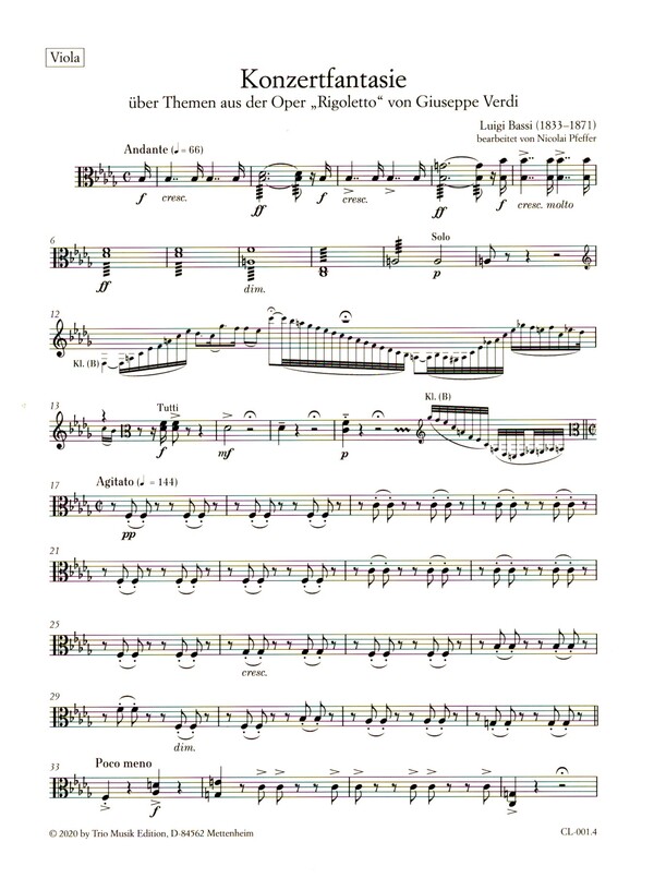 Konzertfantasie über Themen aus der Oper "Rigoletto"