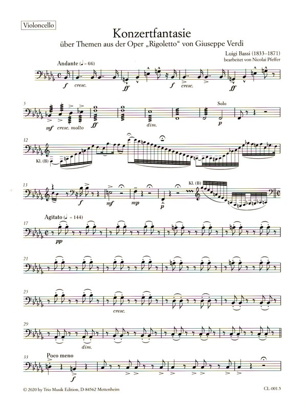 Konzertfantasie über Themen aus der Oper "Rigoletto"