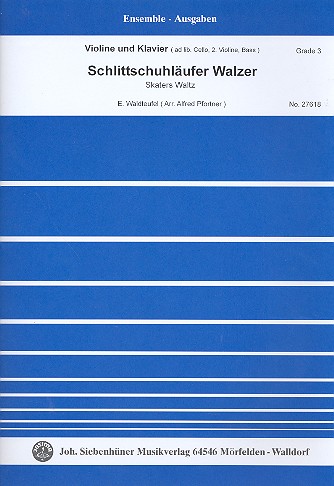 Schlittschuhläufer-Walzer für Violine
