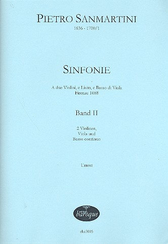 Sinfonien Band 2 für 2 Violinen,
