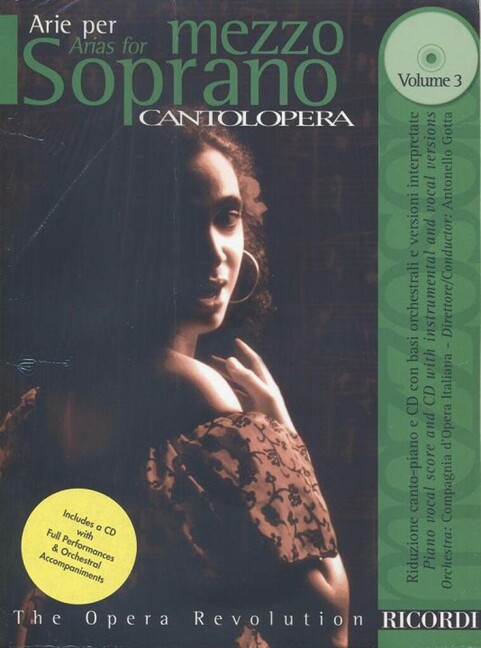 Arias vol.3 (+CD) for mezzosoprano
