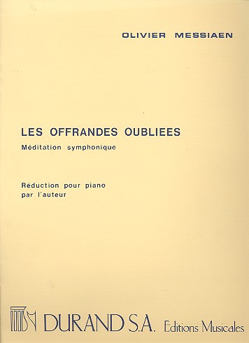Les offrandes oubliées pour orchestre