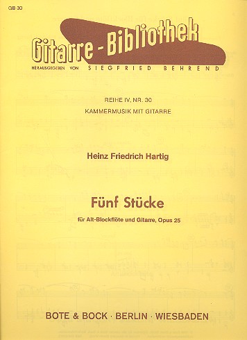 5 Stücke op.25