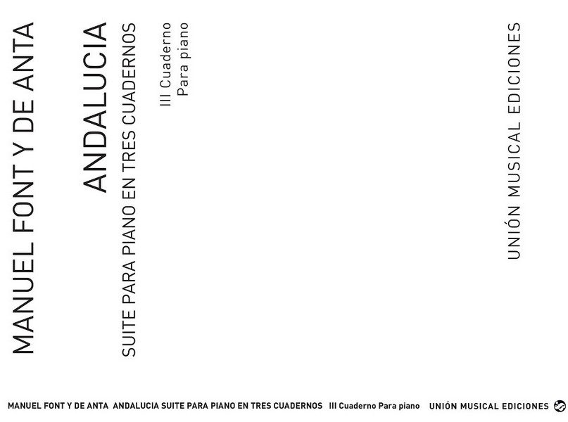 Andalucia Suite cuaderno 3 para piano