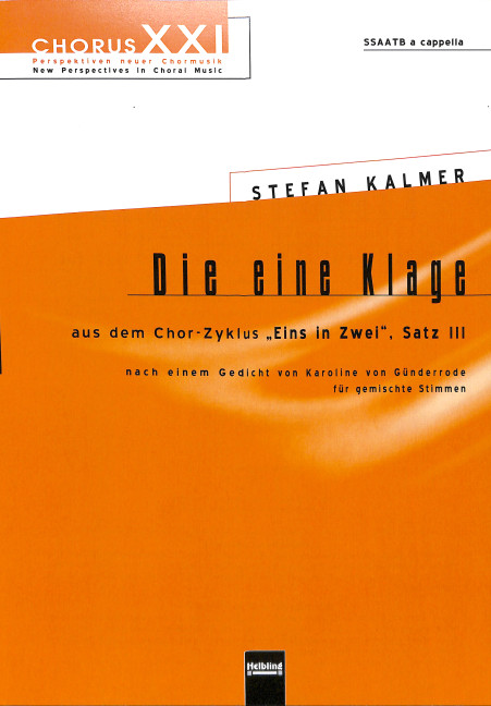 Die eine Klage für gem Chor a cappella