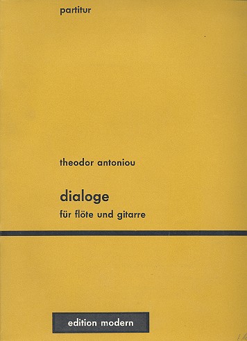 Dialoge op.19 für Flöte und Gitarre