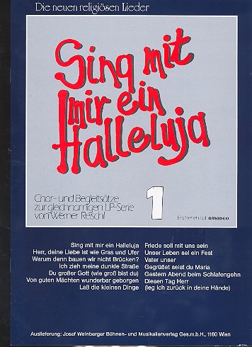 Sing mit mir ein Halleluja Band 1