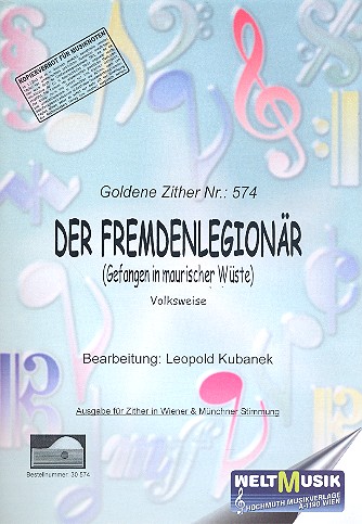 Der Fremdenlegionär für Konzertzither
