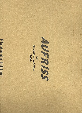 Aufriss für Sopranblockflöte und Flöte
