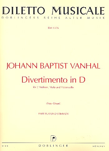 Divertimento D-Dur für 2 Violinen,