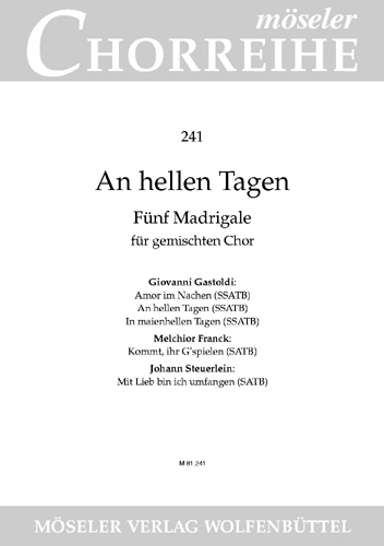 An hellen Tagen - 5 Madrigale