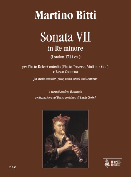 Sonate d-Moll Nr.7 für Altblockflöte