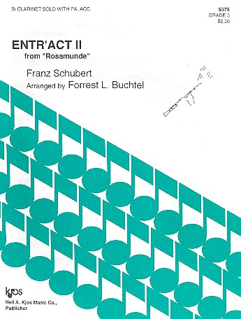 Entr'act no.2 from "Rosamunde"