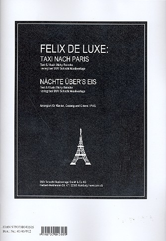 Taxi nach Paris  und  Nächte über's Eis: