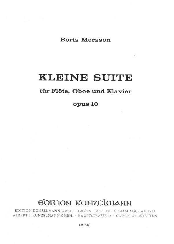 Kleine Suite op.10
