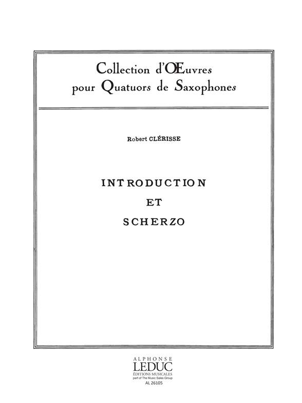 Introduction und Scherzo für 4 Saxophone