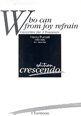 Who can from Joy refrain für 4 Posaunen