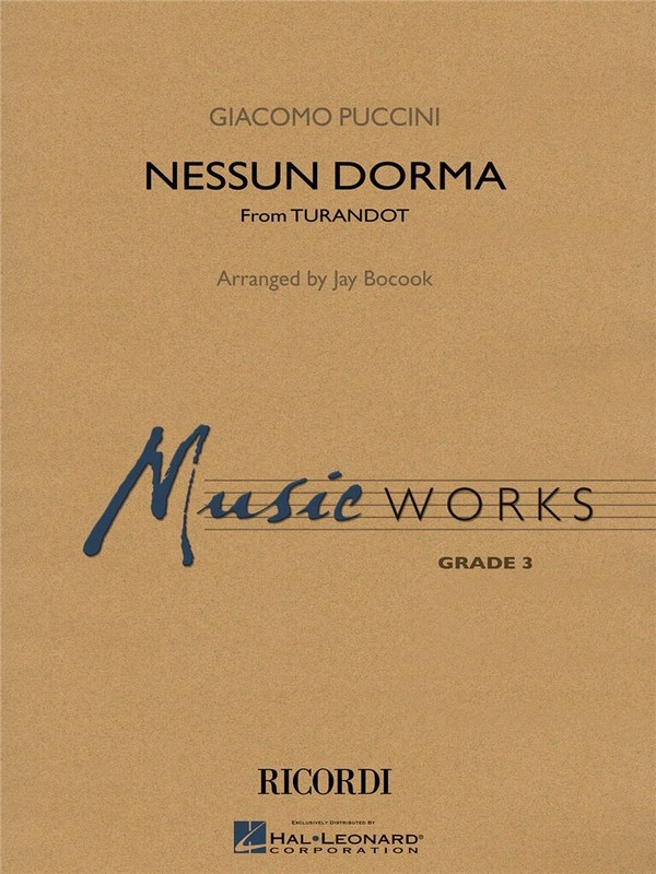 Nessun dorma (+CD) for concert band