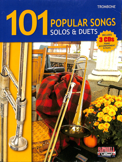 101 popular Songs (+ 3 CD's): for 1-2 trombones