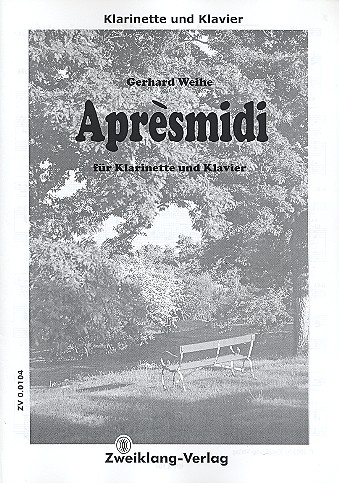 Aprèsmidi für Klarinette und Klavier