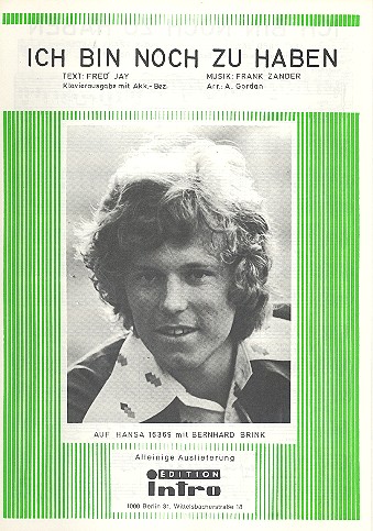 Ich bin noch zu haben: