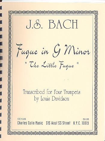 Fugue in g Minor for 4 trumpets (clarinets)