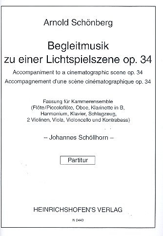 Begleitmusik zu einer Lichtspielszene op.34