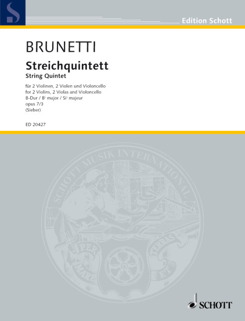 Streichquintett B-Dur op. 7/3