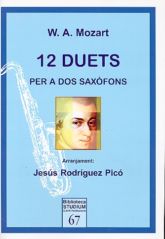 12 Duette KV487 für 2 Saxophone