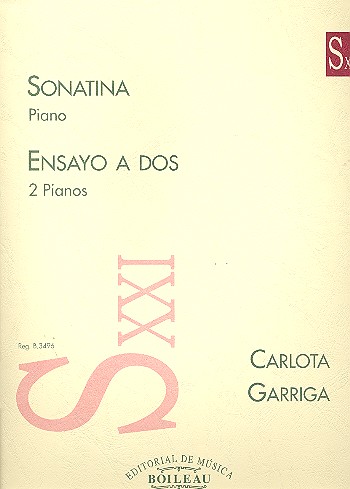 Sonatina for piano  and  Ensayo a dos