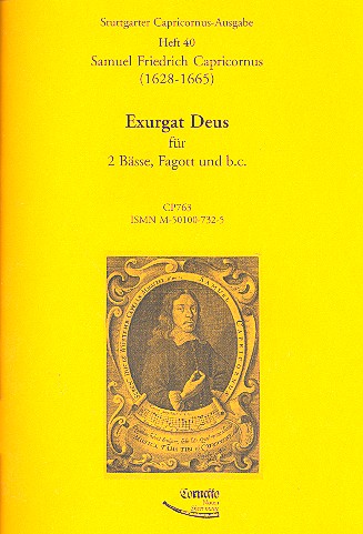 Exurgat Deus für 2 Bässe, Fagott und Bc