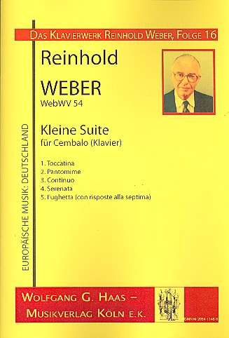 Kleine Suite WebWV54 für Cembalo (Klavier)