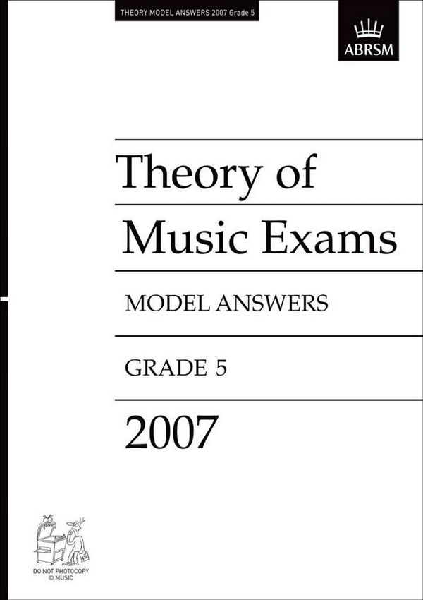 Theorie of Music Exams Grade 5 2007