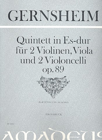 Quintett Es-Dur op.89 für 2 Violinen,