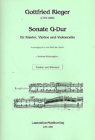 Sonate G-Dur für Violine, Violoncello