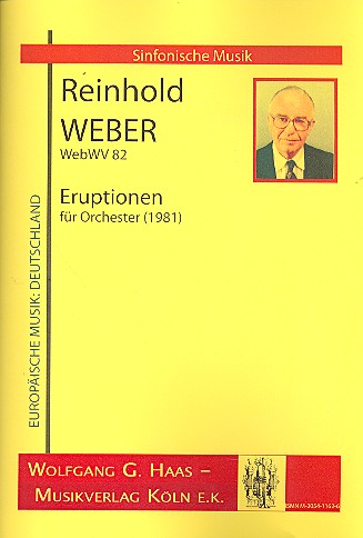 Eruptionen WebWV82 für Orchester