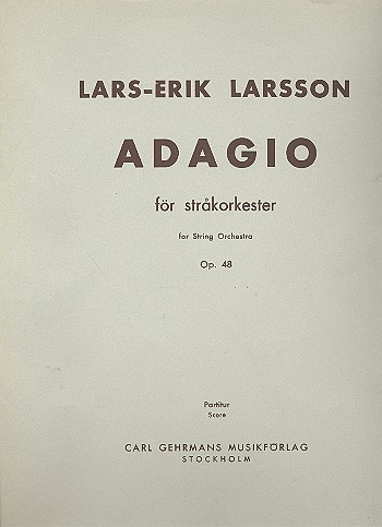Adagio op.48 for string orchestra